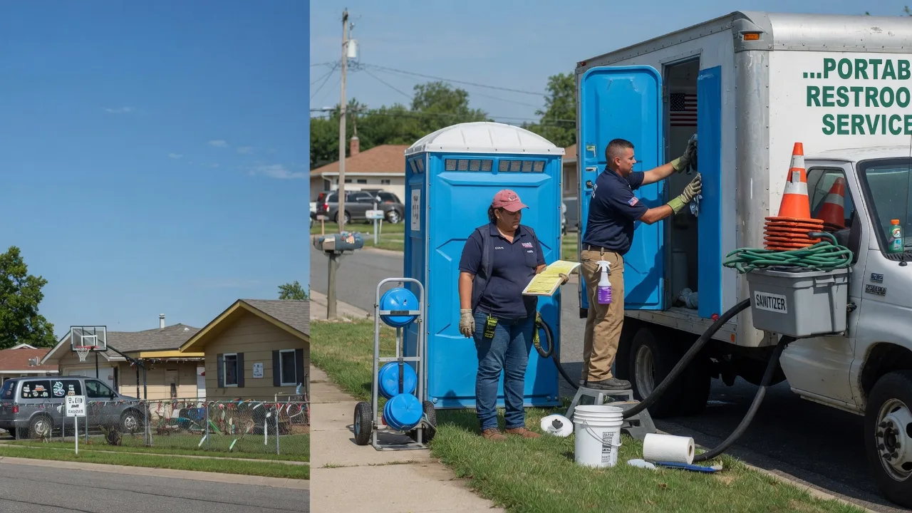 Portable Toilet Rental in Mellette, SD near me